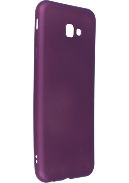 Samsung Galaxy J4 Plus Kılıf First Silikon - Mürdüm Nrmsa
