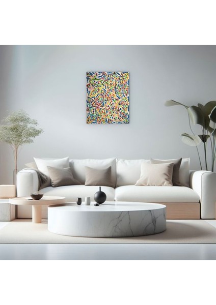 Parti 2022 Ispanya Tuval Üzerine Akrilik 65X54CM Toy Deniz fiyatları