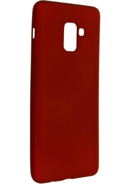 Samsung Galaxy A8 Plus 2018 Kılıf First Silikon - Bordo Nrmsa