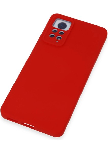 Xiaomi Redmi Note 12 Pro 4g Kılıf Nano Içi Kadife Silikon - Kırmızı Nrmsa