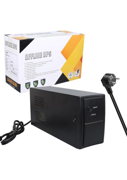 Andees AD-850 850VA 12V9AH Ups Kesintisiz Güç Kaynağı (340X140X220MM)