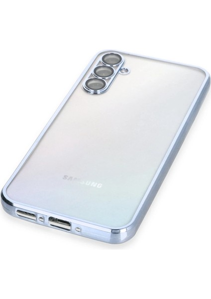 Samsung Galaxy A54 5g Kılıf Razer Lensli Silikon - Açık Mavi Nrmsa