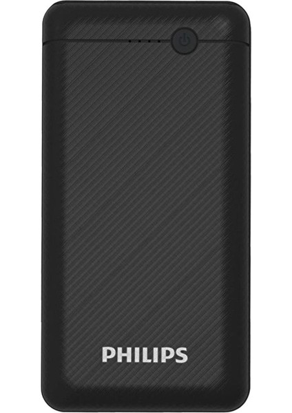 Philips DLP1720 Cb 20.000 Mah 2xusb Port Çıkış Type-C Micro-Usb Powerbank Hızlı Şarj Slim