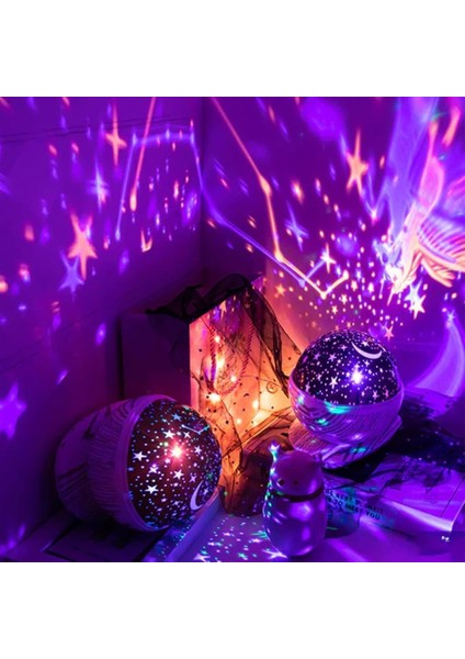 Starmaster Klc-03 Yıldız Yansıtmalı Küre Tip Gece Lambası