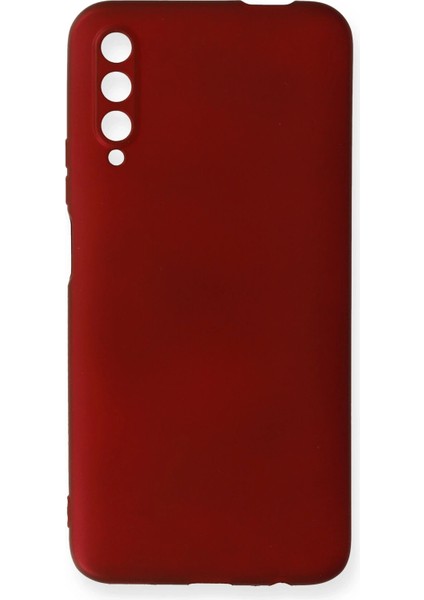 Huawei P Smart Pro / Y9s Kılıf First Silikon - Bordo Nrmsa