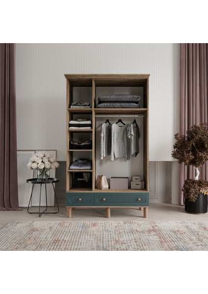 Furkan 3 Kapaklı Gardırop Bohem Dolap 120cm modelleri