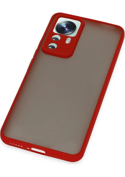 Xiaomi Mi 12t Pro Kılıf Montreal Silikon Kapak - Kırmızı Nrmsa