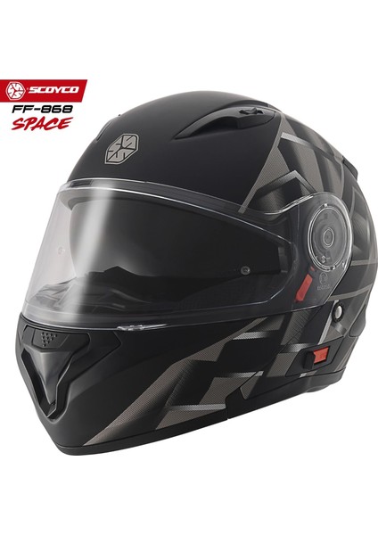 Çene Açılır Kask FF-868 Space