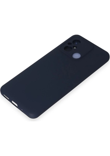 Xiaomi Redmi 12c Kılıf Nano Içi Kadife Silikon - Lacivert Nrmsa