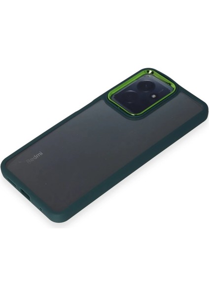 Xiaomi Redmi Note 12 4g Kılıf Dora Kapak - Haki Yeşil Nrmsa