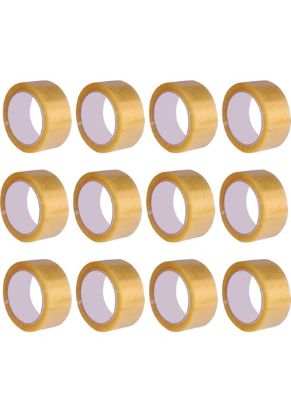 12 Adet Hotmelt Koli Bandı 45 x 100 Metre Şeffaf