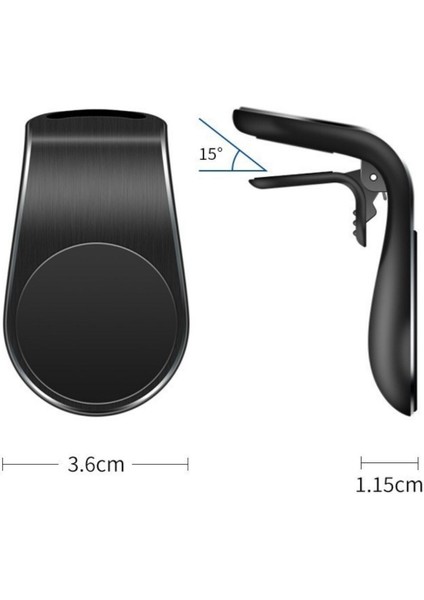 Havalanndırma Izgarasına Takılabilen Mandallı Mıknatıslı Oto Araç Içi Manyetik Telefon Tutucu modelleri
