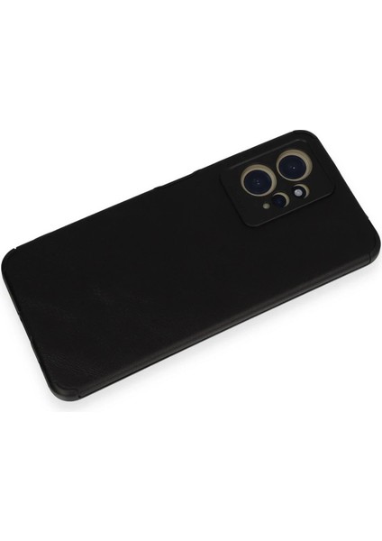 Xiaomi Redmi Note 12 4g Kılıf Loop Deri Silikon - Siyah Nrmsa