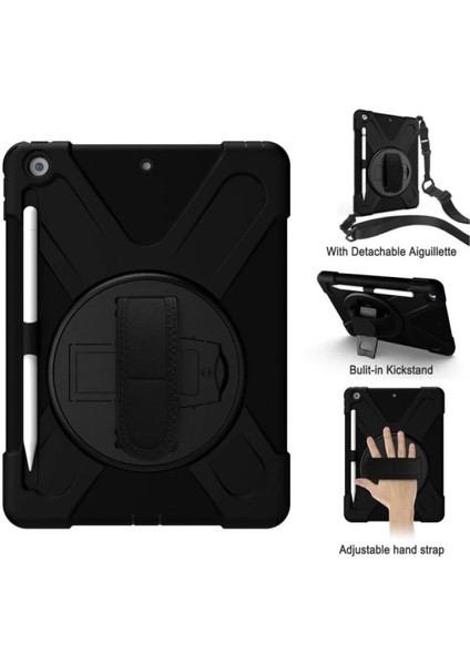 Ipad Air 11 (2024) Kılıf Amazing Tablet Kapak - Siyah Nrmsa