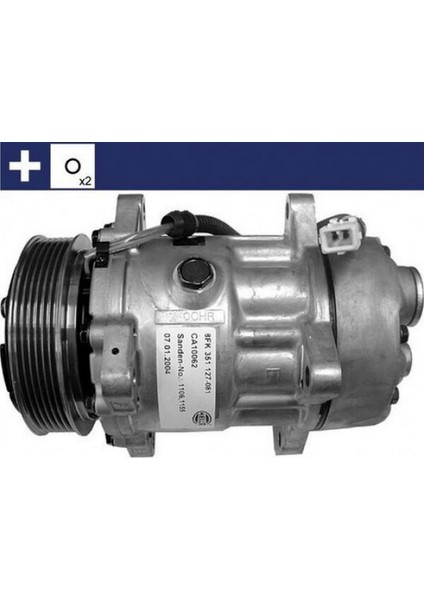 Klima Kompresörü PARTNER-BERLINGO-EXPERT-JUMPY-P205-P206-P306-P406-P806-C5-XSARA-BOXER-JUMPER- Ducato 1.8i-1.9d-2.0 Hdi Gnzrz