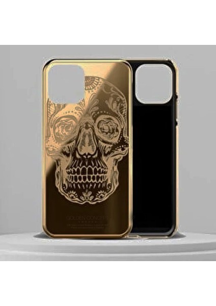 Apple iPhone 11 Uyumlu Kuru Kafa Gold Kılıf modelleri