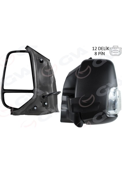 Dis Dikiz Aynasi Otomatik Katlanan Elektirikli Beyaz Sinyalli Rezistansli Ayna Sol Dis Ford Transit 2019 Pikap Cift Kabin Gnzrz