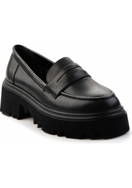 Siyah Kadın Loafer Ayakkabı K01997028009
