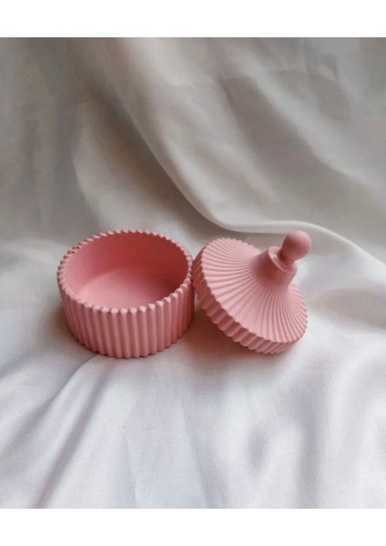 Pembe Takı Kutusu, Mücevher Kutusu, Şekerlik, Hediyelik