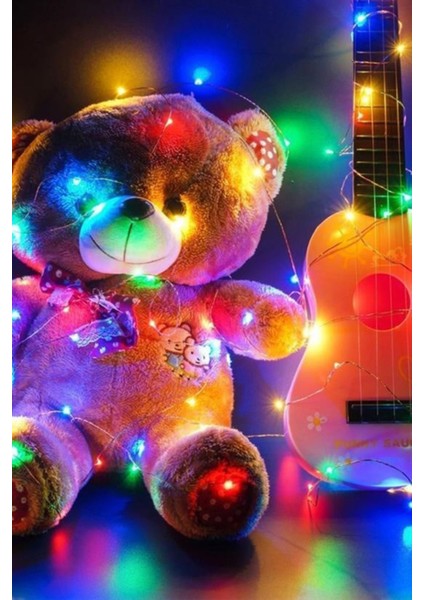 Pilli Renkli Peri LED Işık Dekoratif Aydınlatma 5 Metre Rgb LED indirimleri