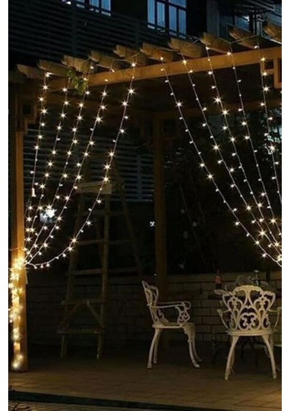 2x2 Metre 320 LED 8 Fonskiyonlu Dekoratif LED Günışığı Perde