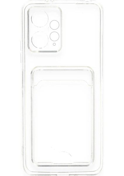 Xiaomi Redmi Note 12 4g Kılıf Kart Şeffaf Silikon - Şeffaf Nrmsa