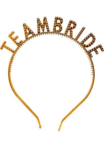 Büro Ev Ofis Etkinliği Için Golden Gelin Partisi Team Bride Taç Bekarlığa Veda Gelin Nedime Tacı