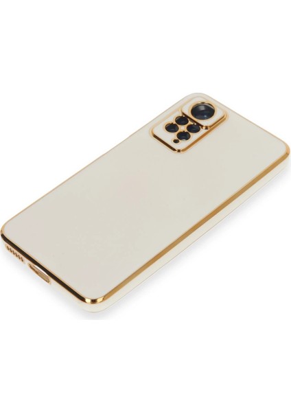 Xiaomi Redmi Note 12 Pro 4g Kılıf Volet Silikon - Beyaz Nrmsa