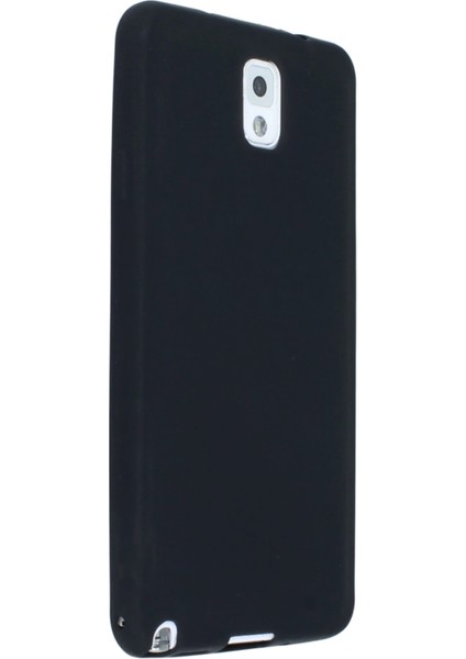 Samsung Galaxy Note 3 / N9000 Kılıf First Silikon - Siyah Nrmsa