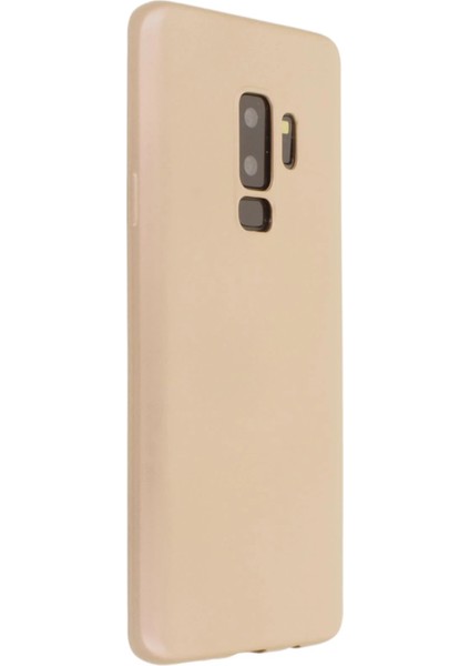 Samsung Galaxy S9 Plus Kılıf First Silikon - Gold Nrmsa