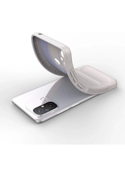 Xiaomi Redmi 12C Kılıf Optimum Silikon - Krem Nrmsa