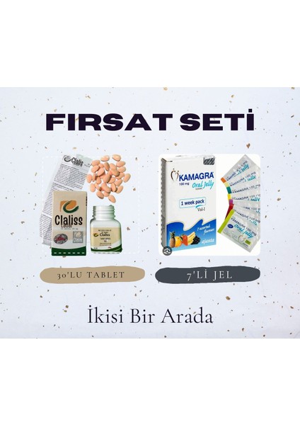 Cîâlîss Hap 20 Mg 30'lu Tablet + Kâmâgrâ Jel 100 Mg 7'li Fırsat Paketi Geciktiricîi Sertleştiricîi Orjinal Erkekler Için Güç Kuvveti Artırıcı Performans Set Cialishapı Kamagrajell Lovıx Jel CIALIS_20