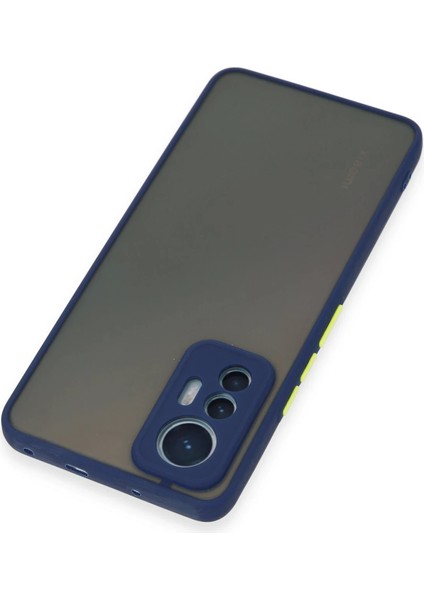 Xiaomi Mi 12 Lite Kılıf Montreal Silikon Kapak - Lacivert Nrmsa
