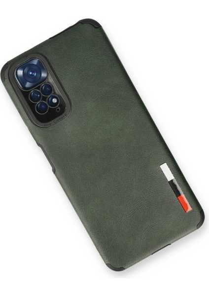 Xiaomi Redmi Note 11 Kılıf Loop Deri Silikon - Yeşil Nrmsa