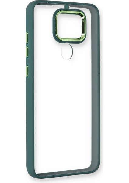Xiaomi Redmi Note 9 Kılıf Dora Kapak - Haki Yeşil Nrmsa