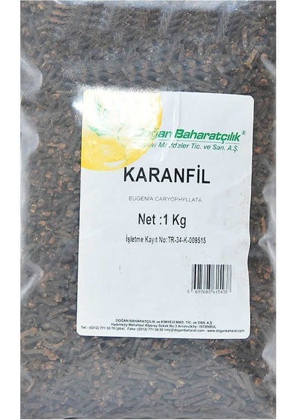 Karanfil Doğal Tane 1000 gr Paket