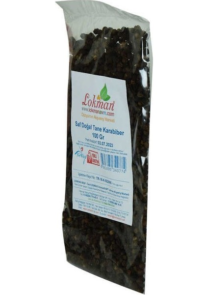 Karabiber Doğal Tane Saf 100 gr Paket
