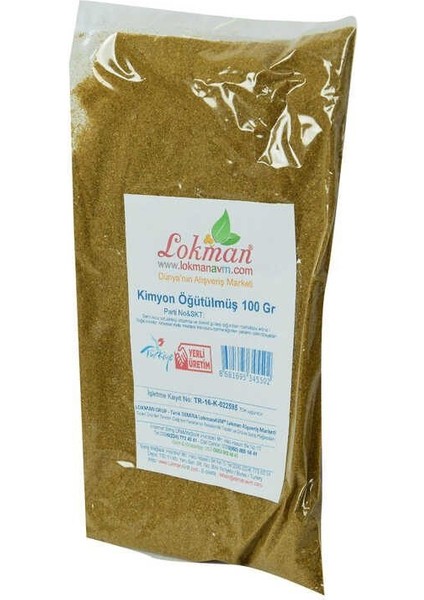Kimyon Öğütülmüş Yemeklik 100 gr Paket