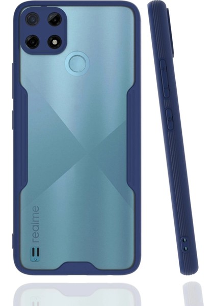 Realme C25y Kılıf Platin Silikon - Lacivert Nrmsa