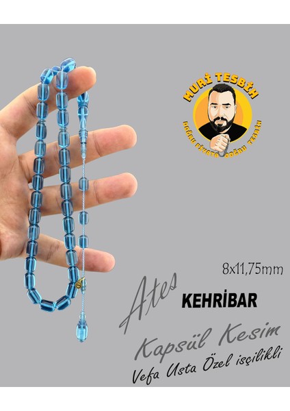 Vefa Usta Ateş Kehribar Kapsül Kesim 8X11,75