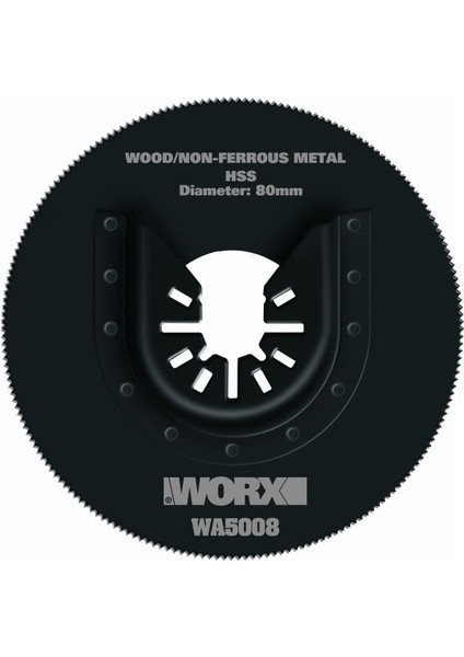 WA5008 Çok Amaçlı Raspalama Makinesi Için 80MM 360˚ Metal, Ahşap, Fiberglas, Pvc Universal Kesme Bıçağı