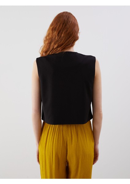 Lcw Vision Bisiklet Yaka Kadın Klasik Yelek (S5) fırsatları