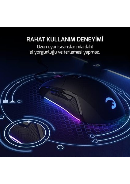 Kyojin 12.800DPI 7 Tuş Rgb Optik Gaming Oyuncu Mouse