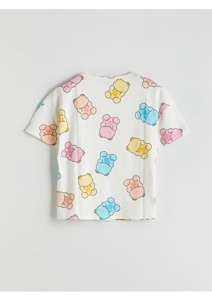 Lcw Young Bisiklet Yaka Desenli Kadın Şortlu Pijama Takımı (S5) modelleri