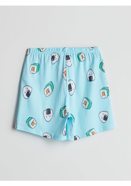 Lcw Young Beli Lastikli Desenli Kadın Şort Pijama Altı (S5) fiyatları