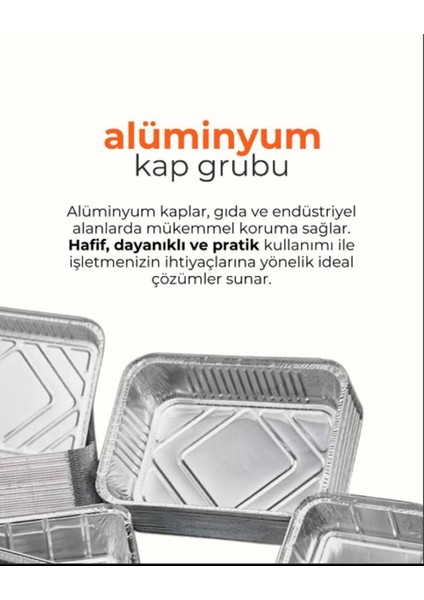 61 Parça Alüminyum Folyo Kaplı Streç Filmli Çatal-Kaşıklı Kapaklı Yemek Seti Soğuk+Isıya+Fırına Uyum