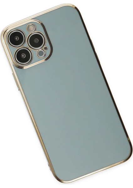 Iphone 13 Pro Kılıf Volet Silikon - Açık Yeşil Nrmsa