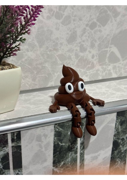 Kaka Emojisi Eğlenceli Banyo Dekoratif Figür Seti fiyatları