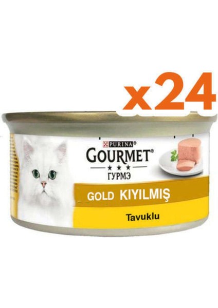 Kıyılmış Teneke Kutu Tavuklu 85 gr x 24 Adet