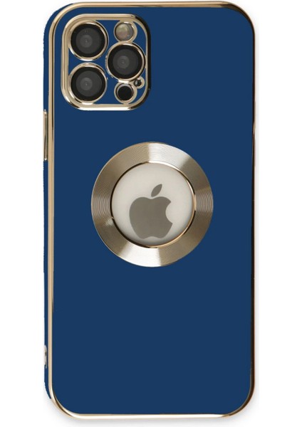 Iphone 12 Pro Max Kılıf Store Silikon - Mavi Nrmsa